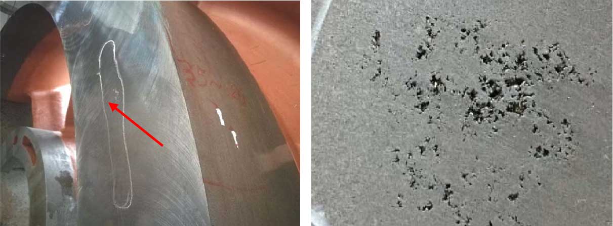 Distribution of isolated hot spot and shrinkage porosity in heavy