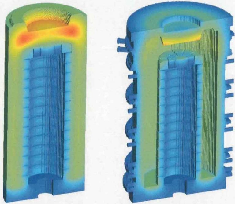 Solidification In Container Solidification of hot spot of ductile iron nuclear spent fuel container ...