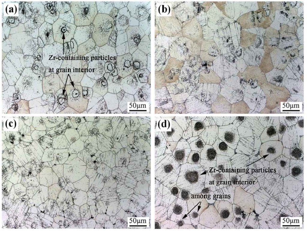 Microstructure and properties of T6 state metal mold casting alloy ...